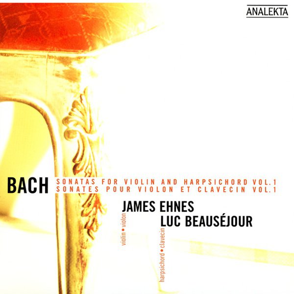 Bach: Sonatas for Violin and Harpsichord, Vol. 1 album cover