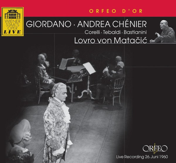 Giordano: Andrea Chenier album cover