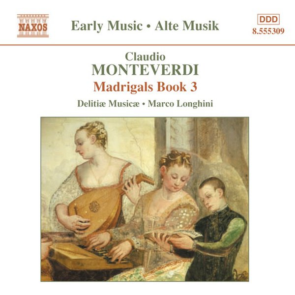 Monteverdi: Madrigals Book 3 cover