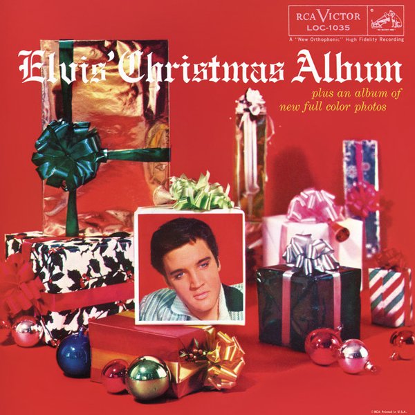 Elvis&#8217; Christmas Album cover