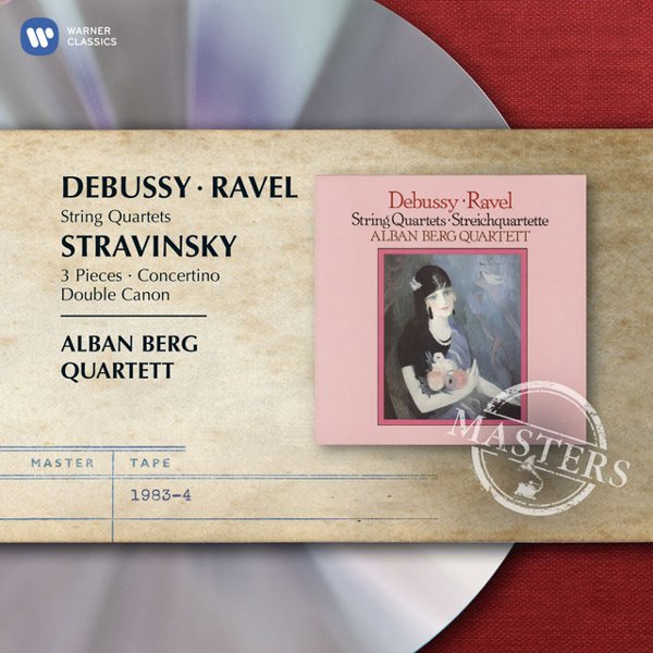 Debussy, Ravel: String Quartets; Stravinsky: 3 Pieces; Concertino; Double Canon cover