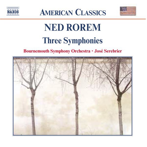 Ned Rorem: Three Symphonies cover