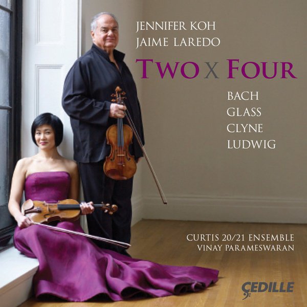 Two x Four: Bach, Glass, Clyne, Ludwig cover