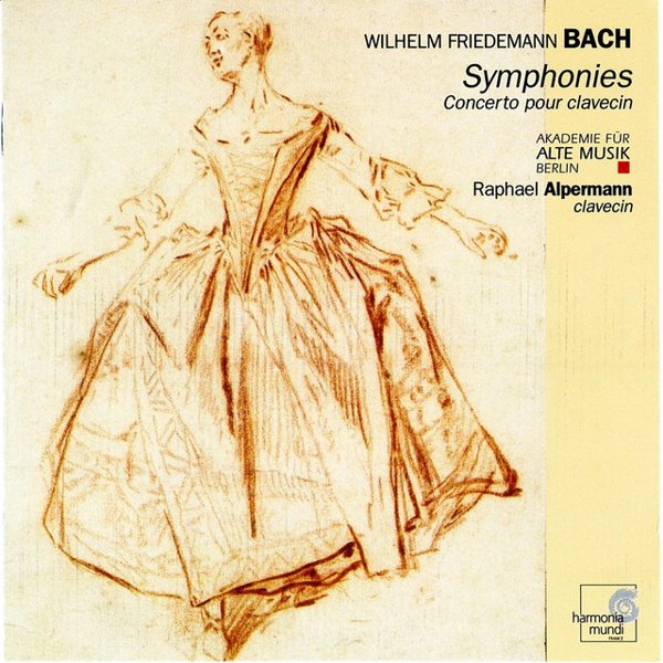 W.F. Bach: Symphonies; Concerto pour clavecin album cover