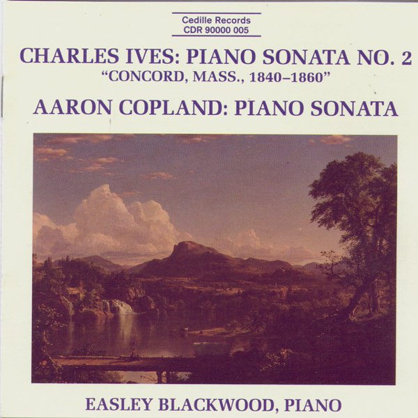 Ives: Piano Sonata No. 2; Copland: Piano Sonata cover