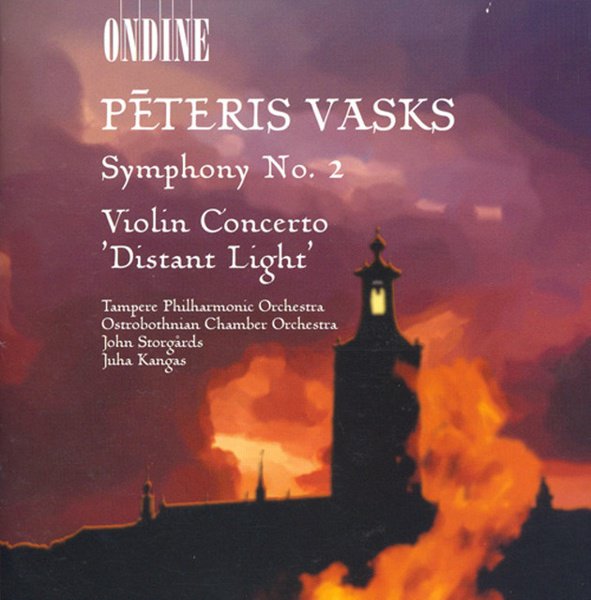 Peteris Vasks: Symphony No. 2; Violin Concerto “Distant Light” cover
