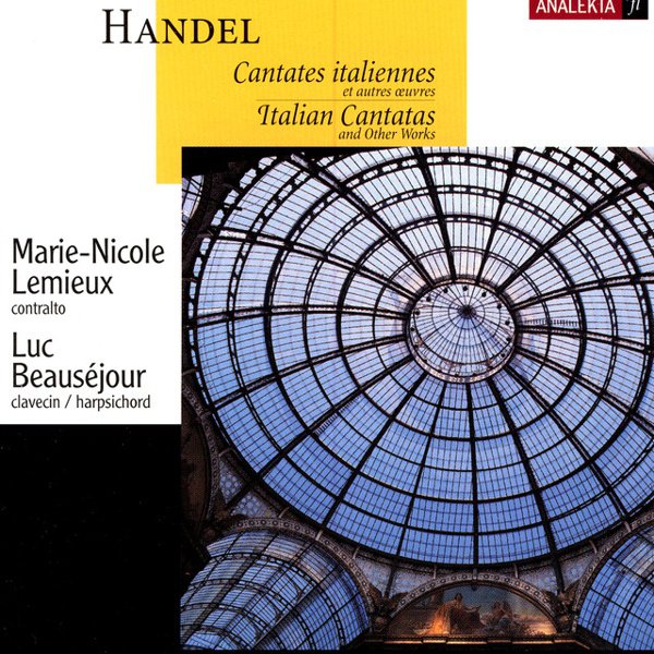 Handel: Italian Cantatas and Other Works cover
