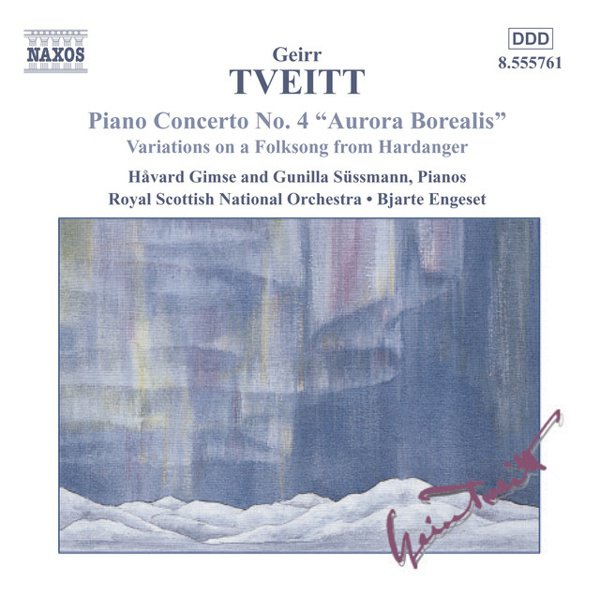 Geirr Tveitt: Piano Concerto No. 4; Variations on a Folksong from Hardanger cover