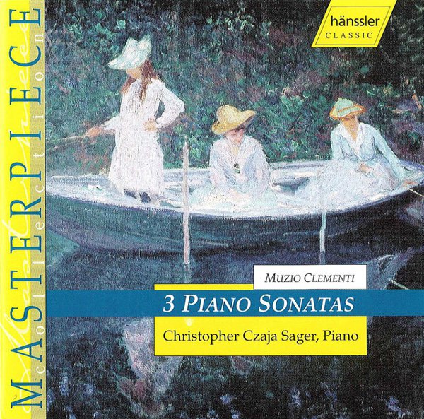 Clementi: 3 Piano Sonatas cover