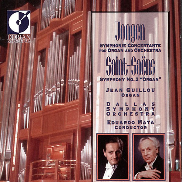 Jongen: Symphonie Concertante; Saint-Saëns: Symphony No.3 cover