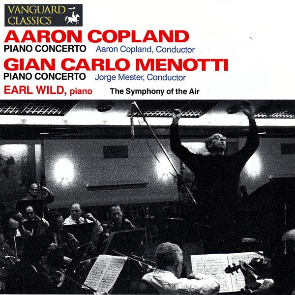 Copland & Menotti: Piano Concertos cover