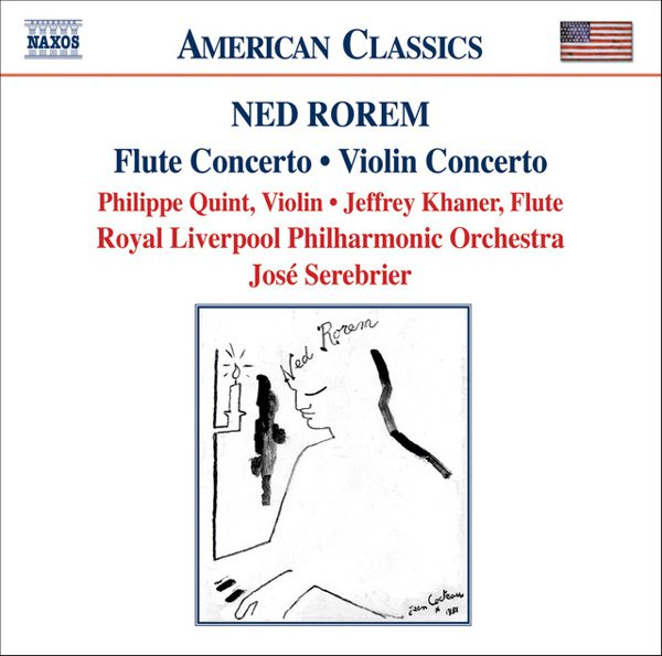 Ned Rorem: Flute Concerto; Violin Concerto cover
