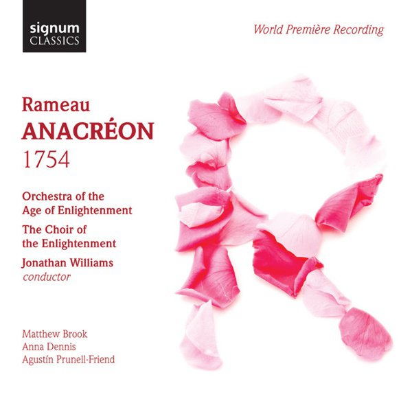 Rameau: Anacreon 1754 cover