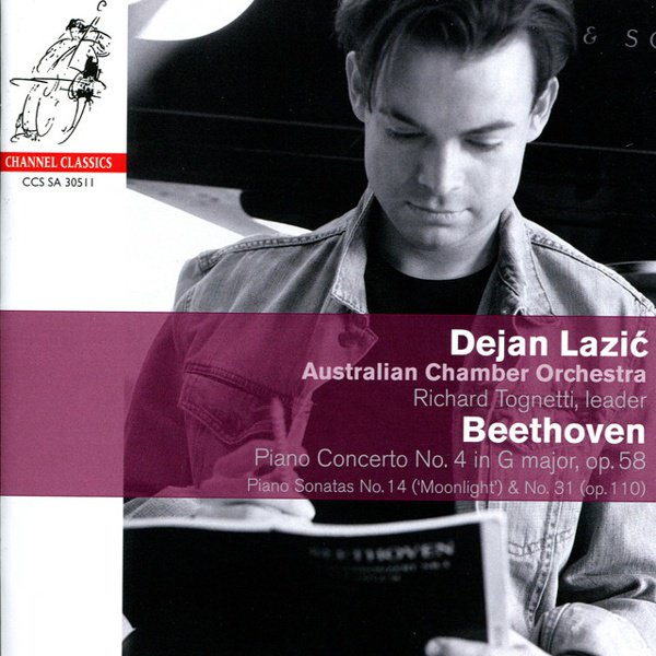 Beethoven: Piano Concerto No. 4; Piano Sonatas No. 14 (‘Moonlight”) & No. 31 (Op. 110) album cover