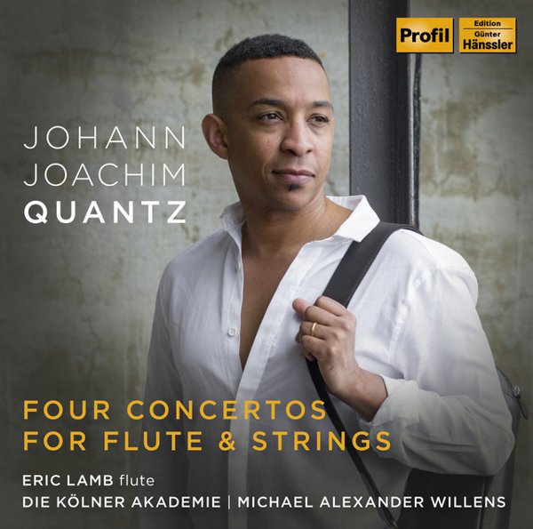 Quantz: 4 Concertos for Flute & Strings cover