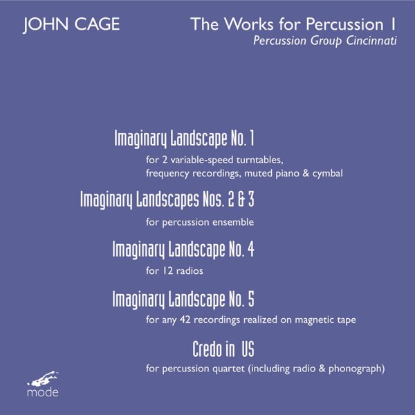 John Cage: The Works for Percussion, Vol. 1 cover