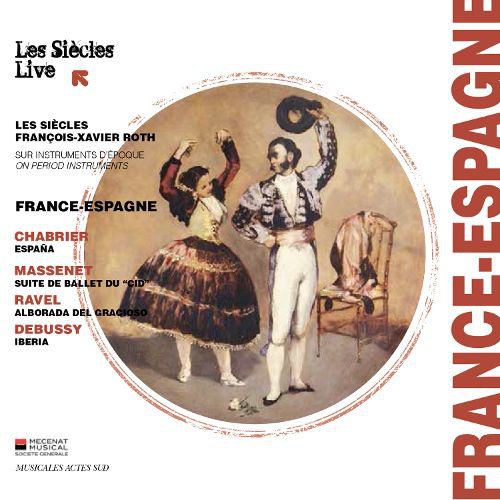 France-Espagne: Chabrier, Massenet, Ravel, Debussy cover