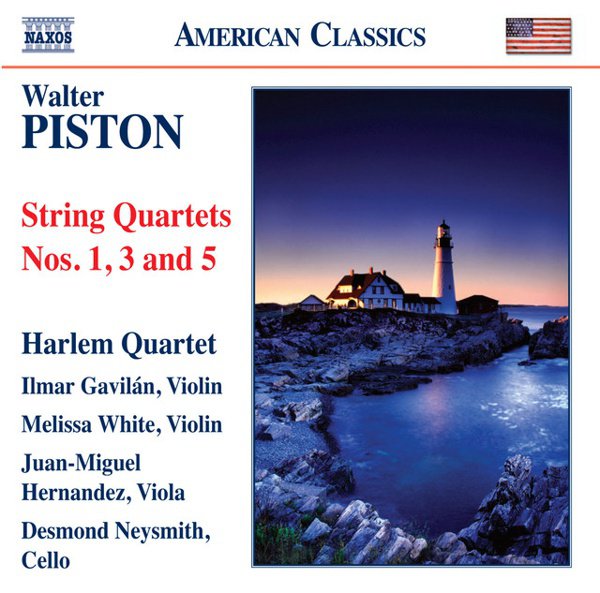 Walter Piston: String Quartets Nos. 1, 3 & 5 cover