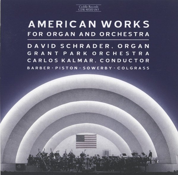 American Works for Organ and Orchestra cover