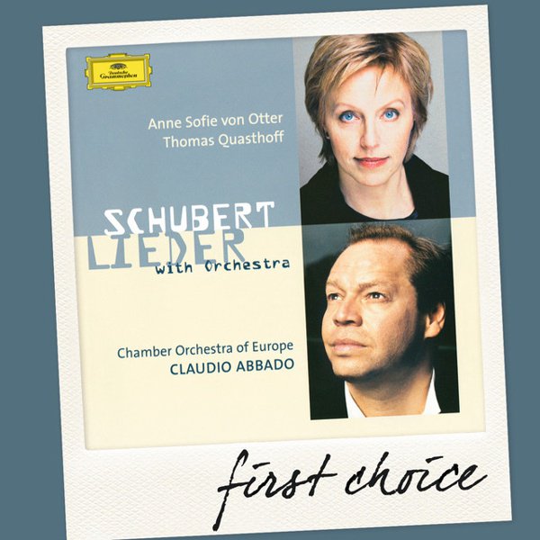 Schubert: Lieder with Orchestra cover
