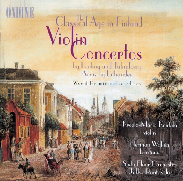 The Classical Age in Finland: Violin Concertos cover
