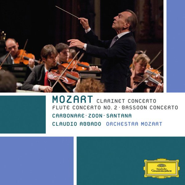 Mozart: Clarinet Concerto; Flute Concerto No. 2; Bassoon Concerto album cover