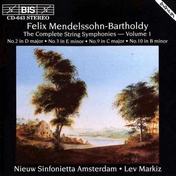 Mendelssohn: Complete String Symphonies, Vol. 1 album cover