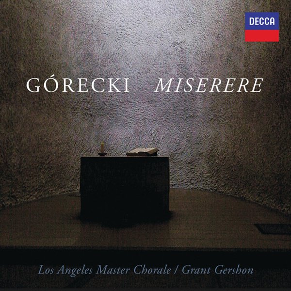 Górecki: Miserere album cover