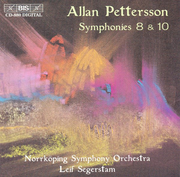 Allan Pettersson: Symphonies Nos. 8 & 10 cover