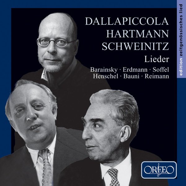 Dallapiccola, Hartmann, Schweintz: Lieder cover