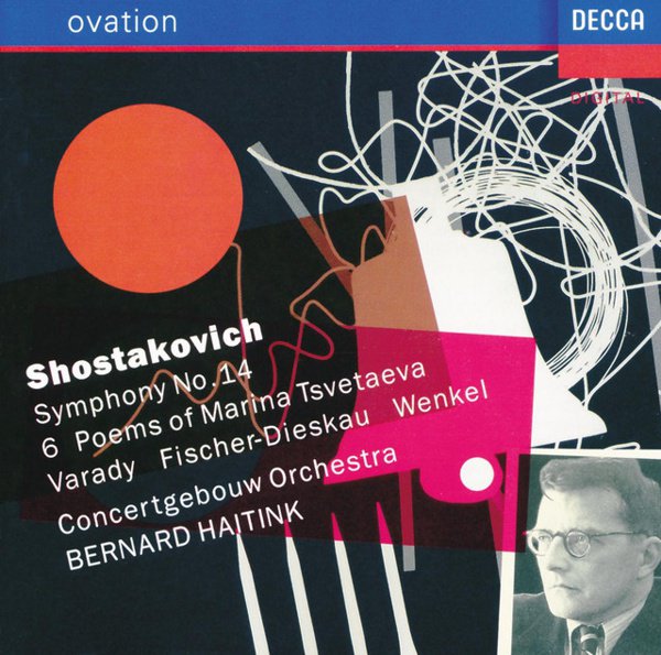 Shostakovich: Symphony No. 14; 6 Poems of Marina Tsvetaeva cover