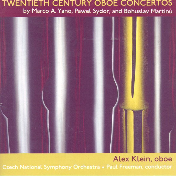 Twentieth Century Oboe Concertos album cover