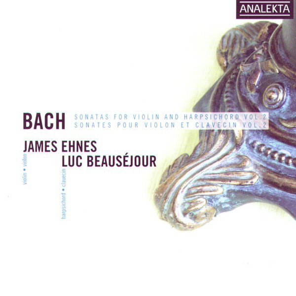 Bach: Sonatas for Violin and Harpsichord, Vol. 2 cover