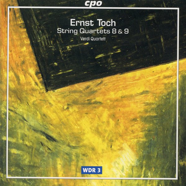 Ernst Toch: String Quartets Nos. 8 & 9 cover