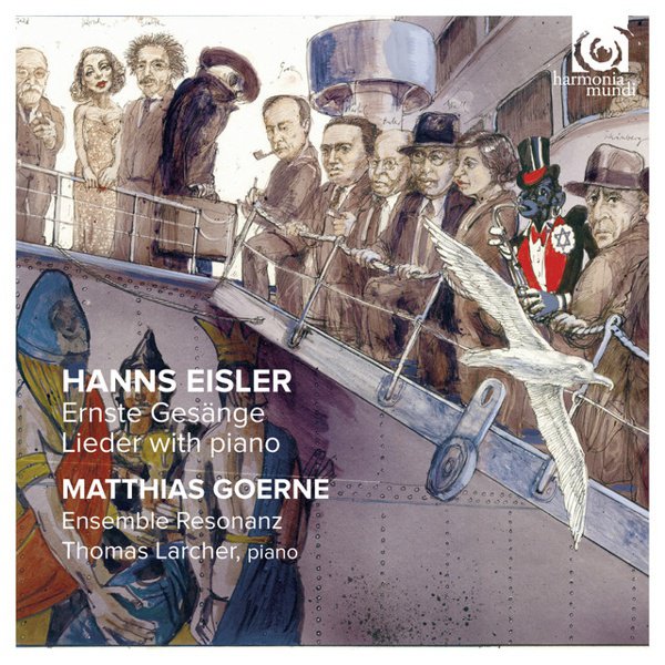 Hanns Eisler: Ernste Gesänge; Lieder with piano album cover