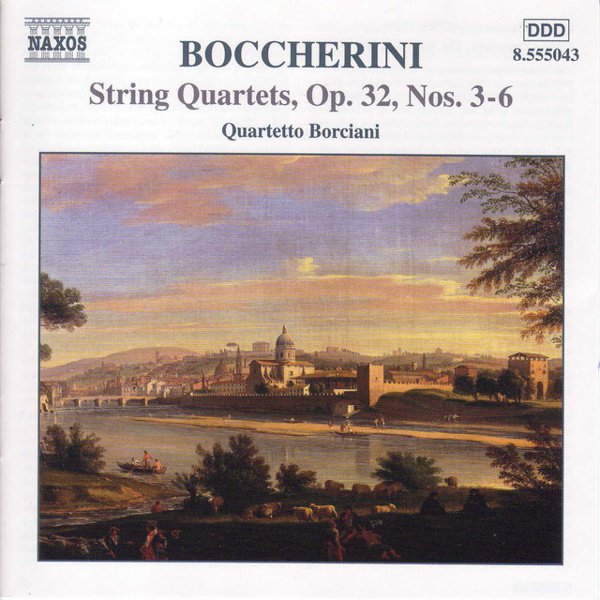 Boccherini: String Quartets, Op. 32, Nos. 3-6 cover