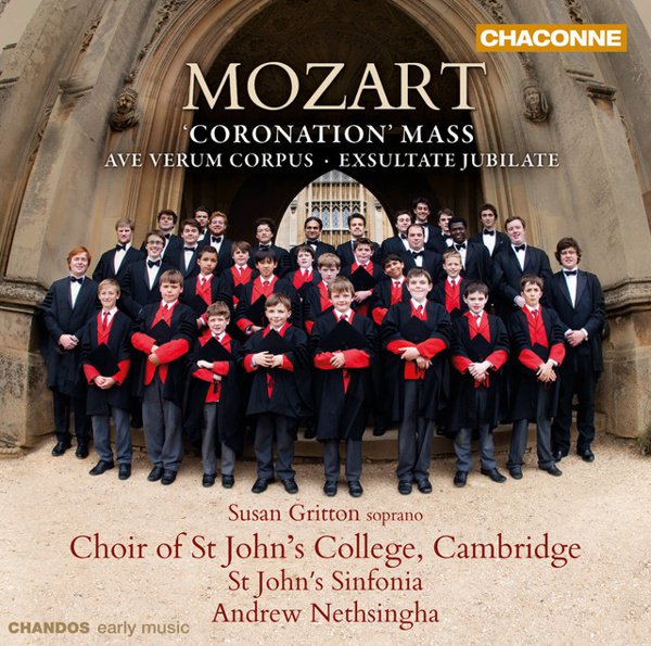 Mozart: “Coronation” Mass; Ave Verum Corpus; Exsultate, Jubilate album cover