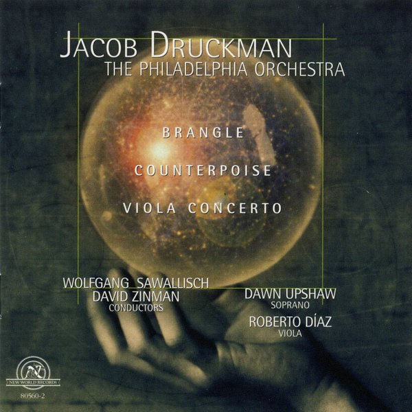 Jacob Druckman: Brangle; Counterpoise; Viola Concerto album cover