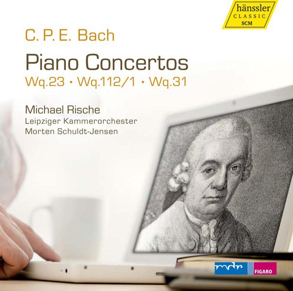 C.P.E. Bach: Piano Concertos, Wq. 23, Wq. 112/1, Wq. 31 cover