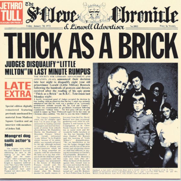 Thick as a Brick album cover