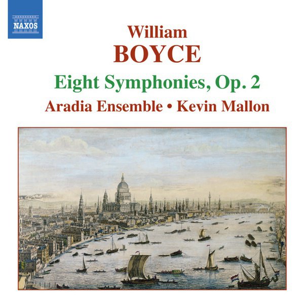 William Boyce: Eight Symphonies, Op. 2 cover