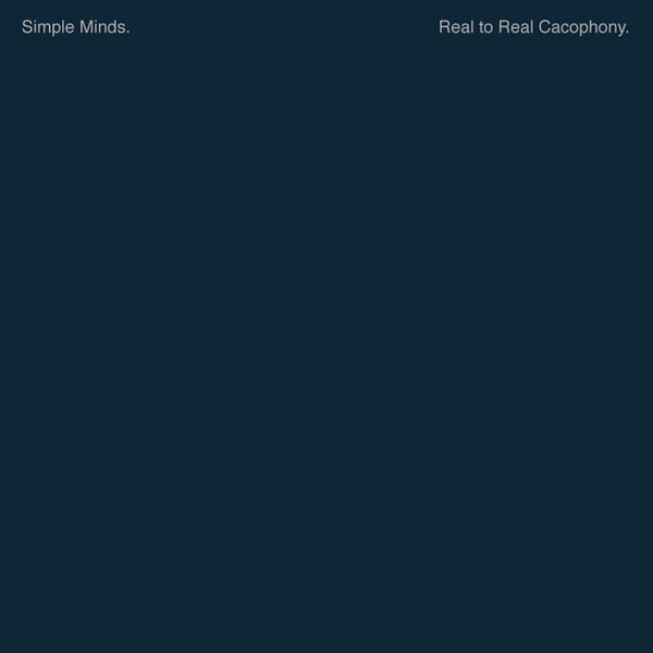 Real to Real Cacophony album cover