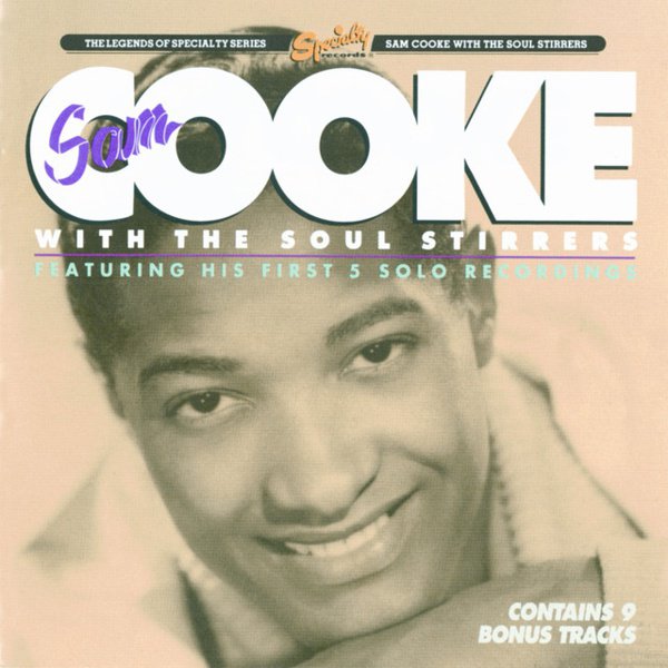 Sam Cooke with the Soul Stirrers album cover