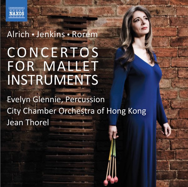 Alrich, Jenkins & Rorem: Mallet Concertos cover