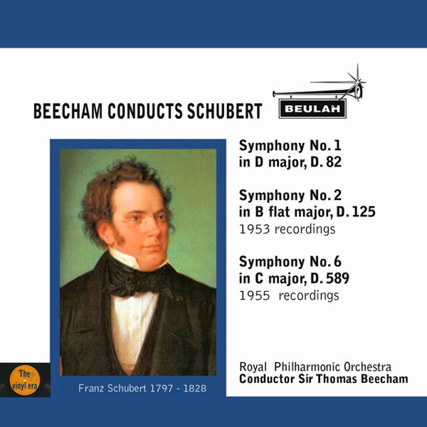 Sir Thomas Beecham Conducts Schubert album cover