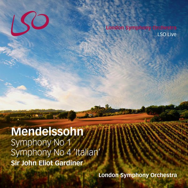 Mendelssohn: Symphony No. 1; Symphony No. 4 ‘Italian’ album cover