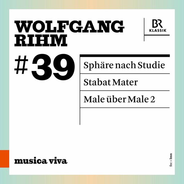 Wolfgang Rihm, Vol. 39 (Live) cover