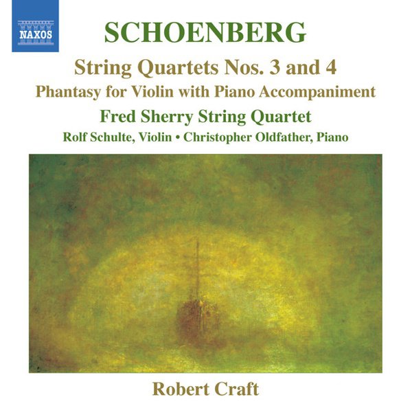 Schoenberg: String Quartets Nos. 3 & 4; Phantasy album cover