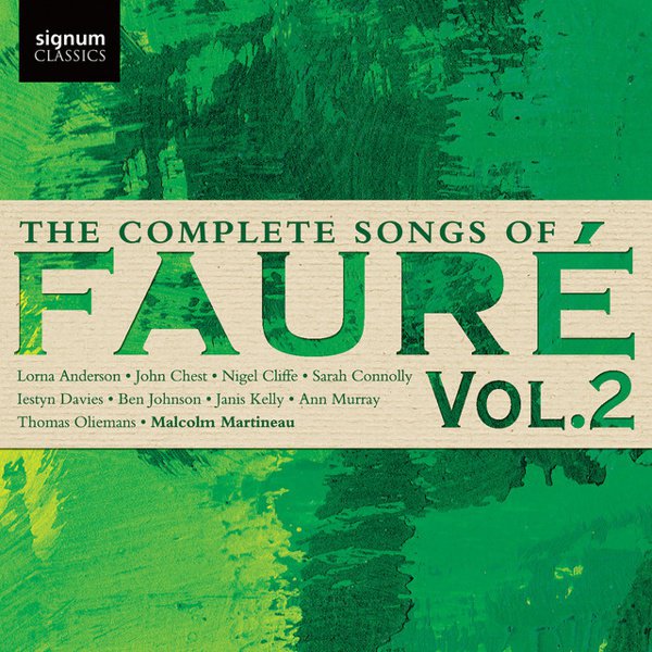 The Complete Songs of Fauré, Vol. 2 cover