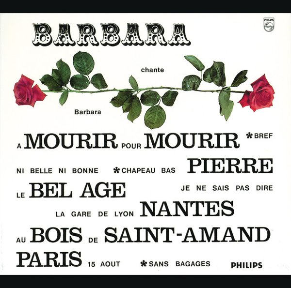 Barbara chante Barbara cover